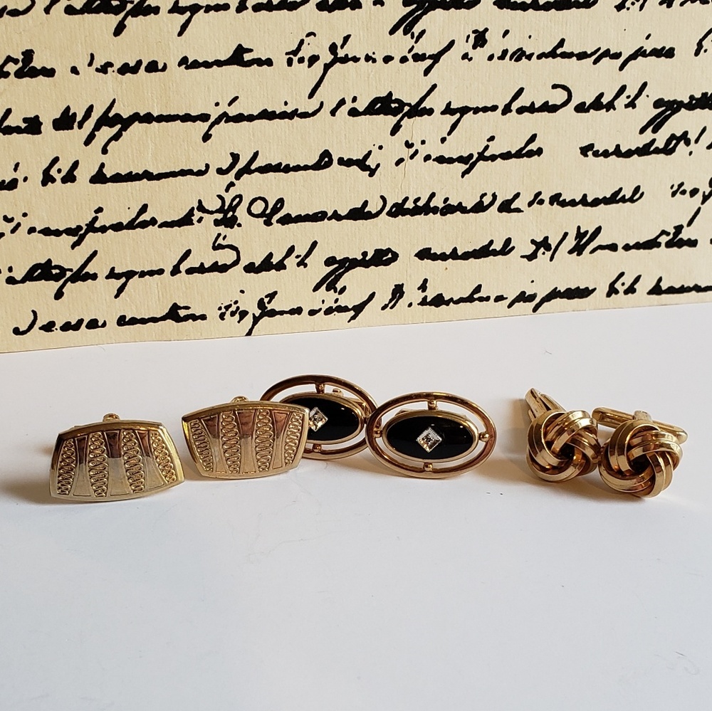 Vintage cufflink lot